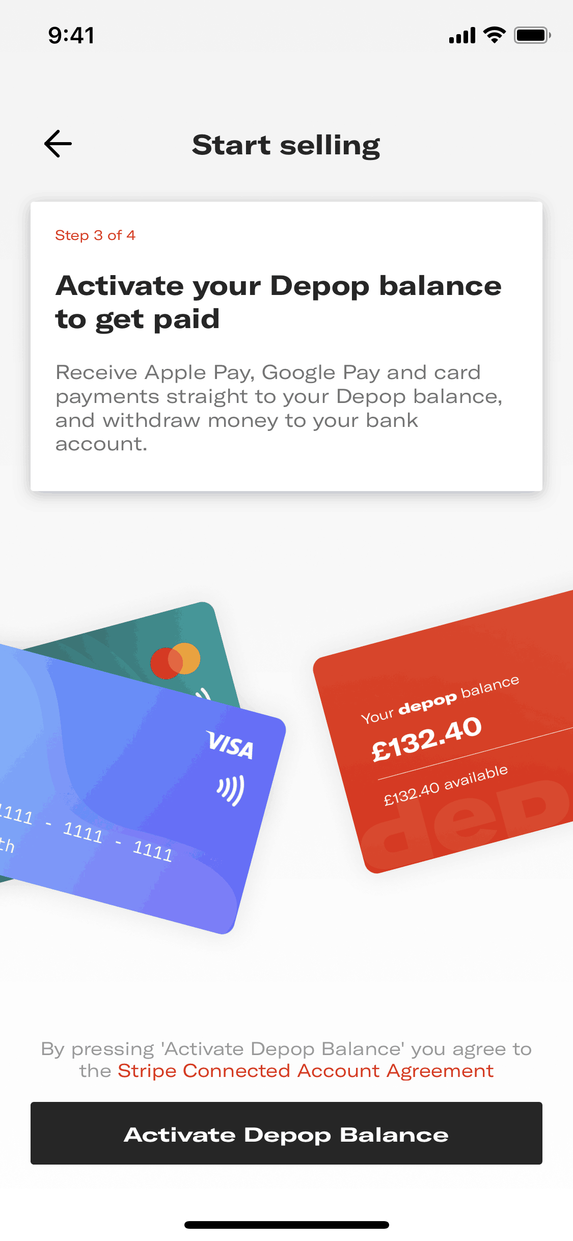 Start selling on Depop (ios) screen 6