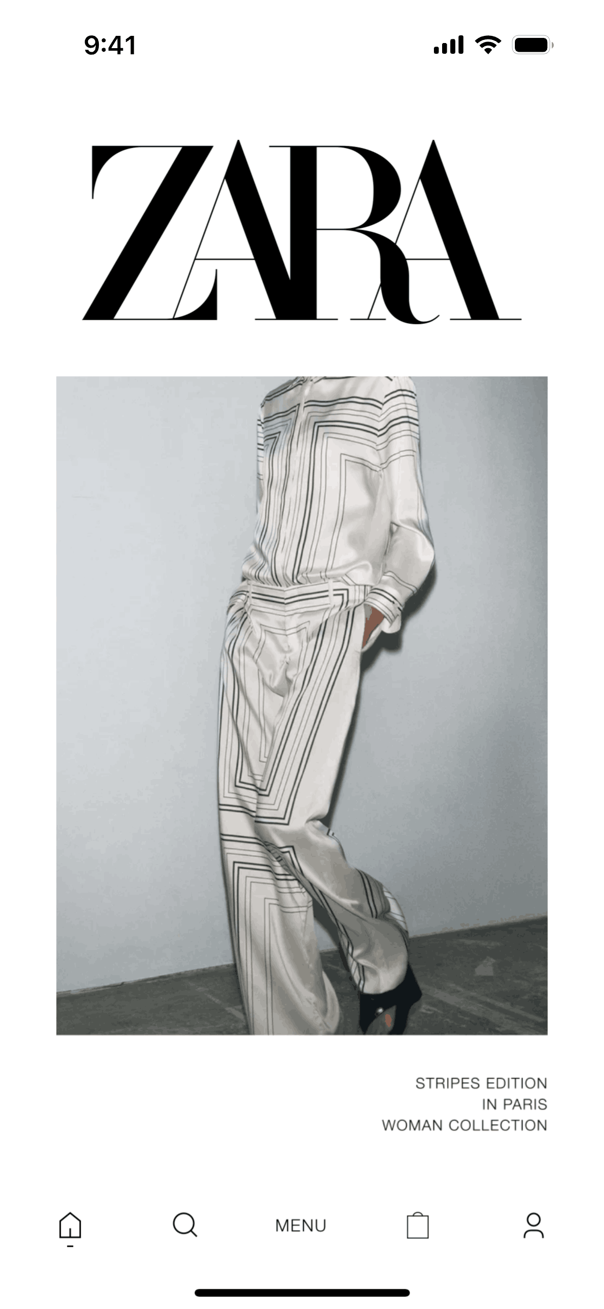 Deleting an account on ZARA (ios) screen 6