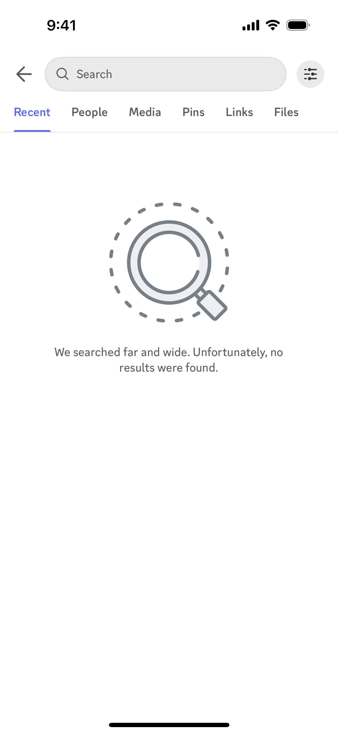 Searching a user on Discord (ios) screen 2