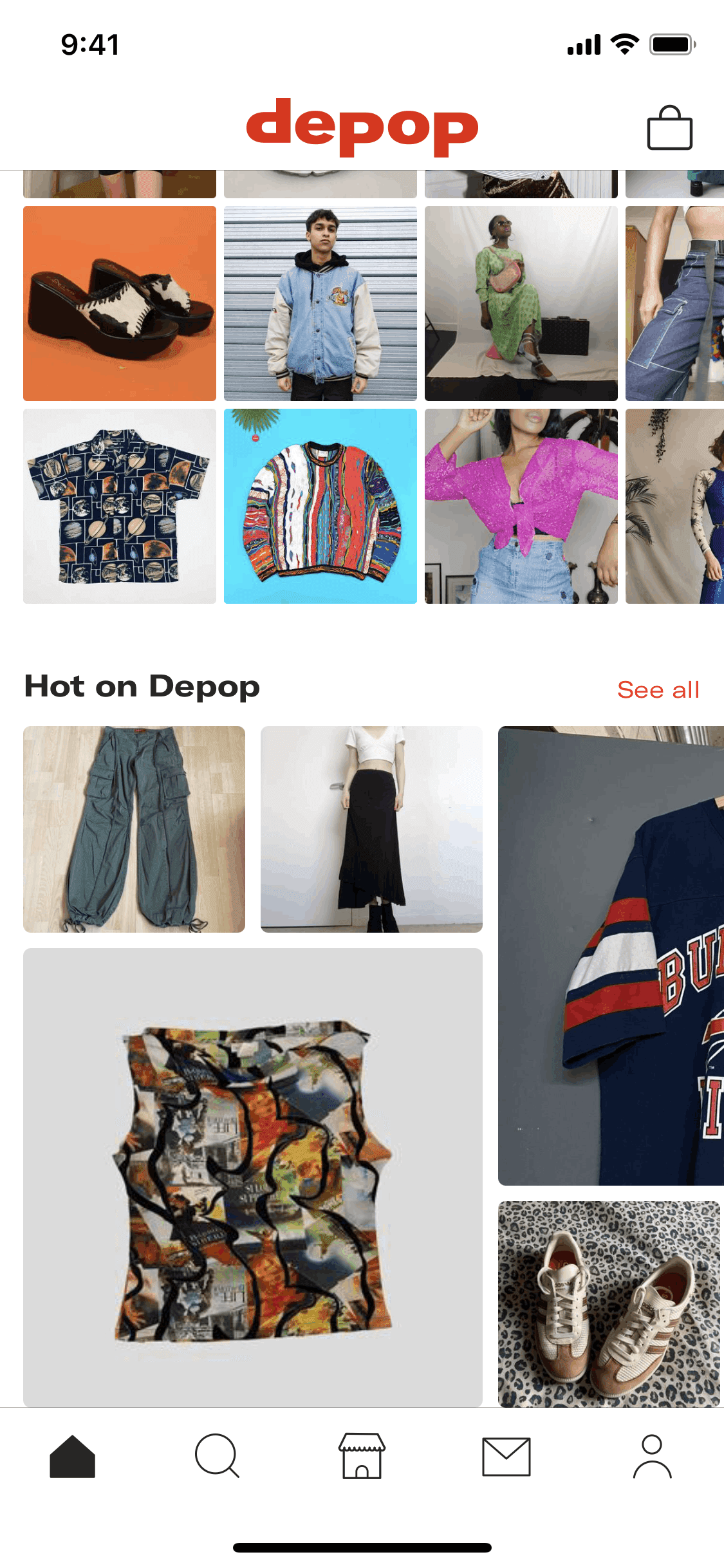 Home on Depop (ios) screen 8