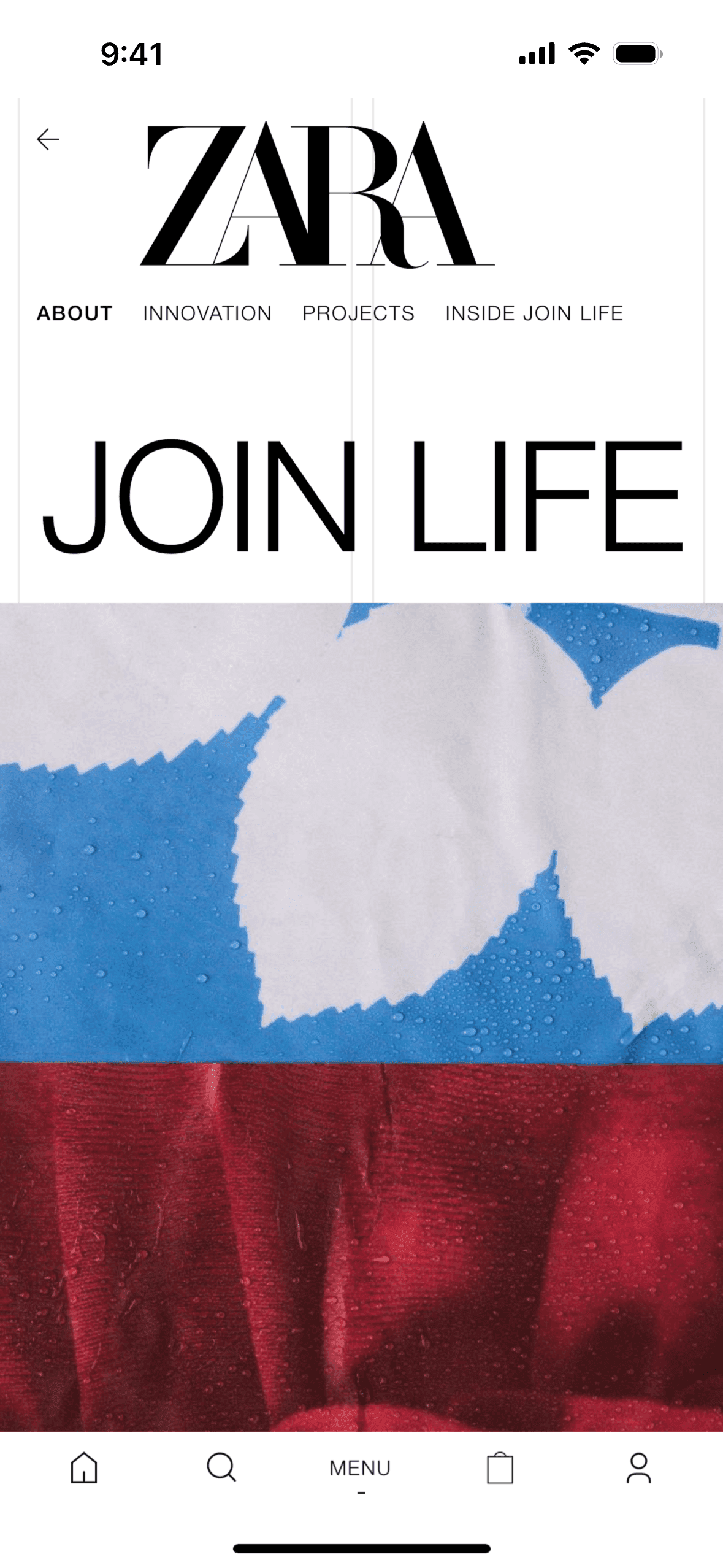 Join life on ZARA (ios) screen 2