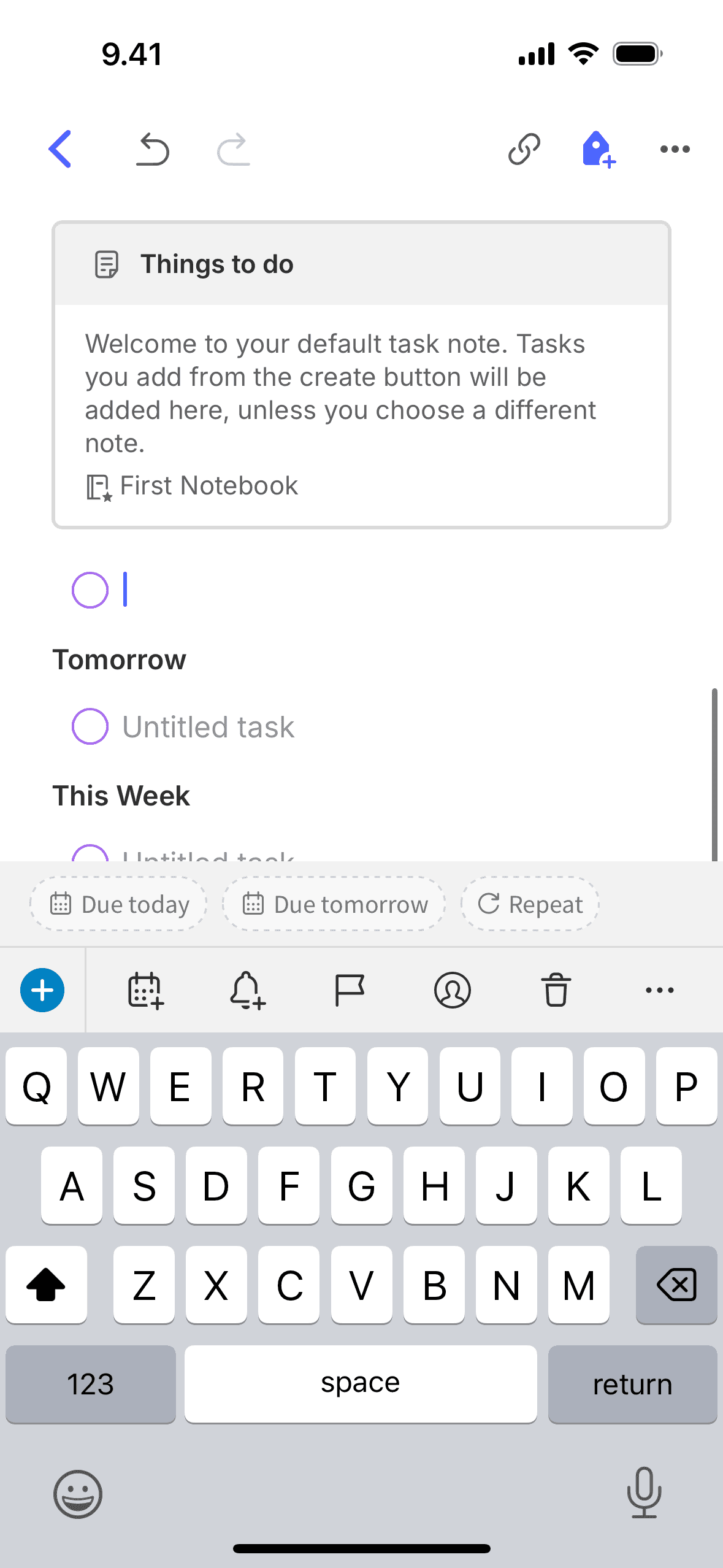Converting to preview on Evernote (ios) screen 3