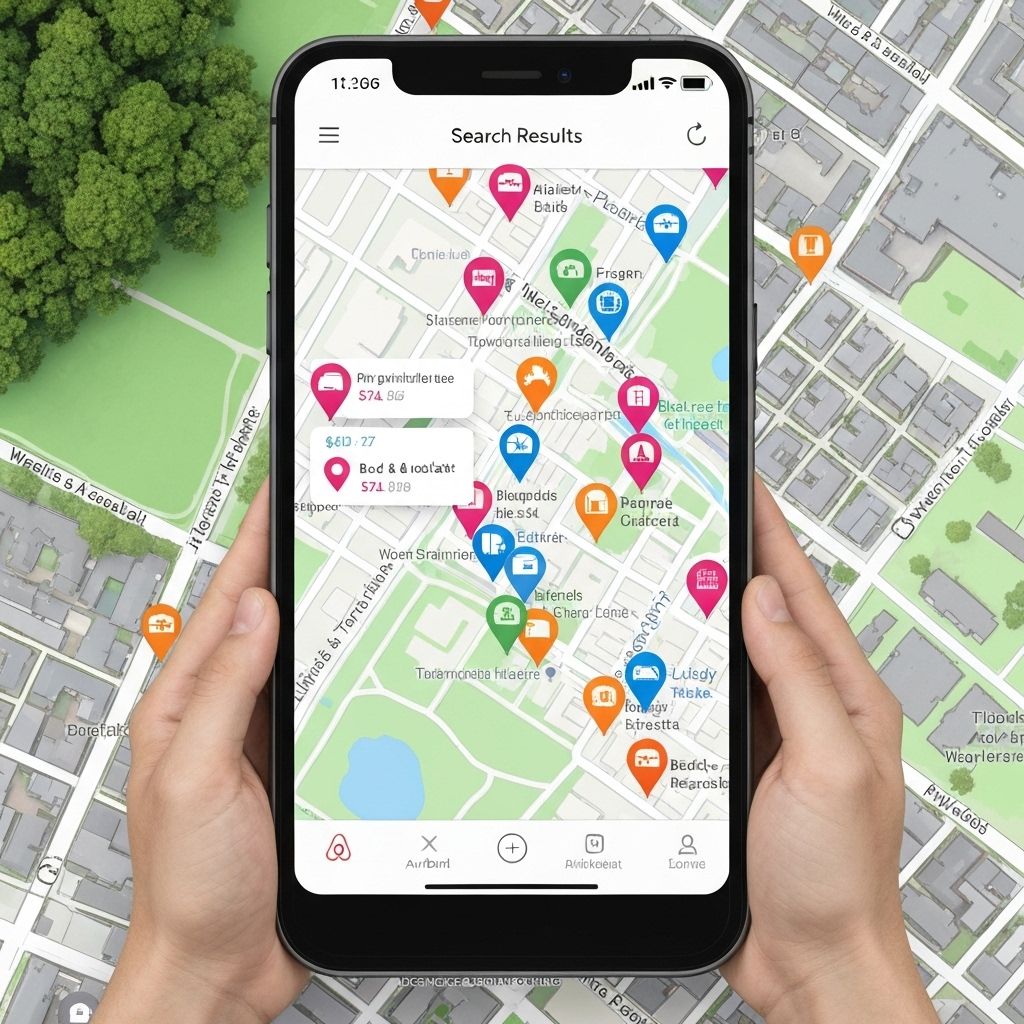 Search Results with Map
