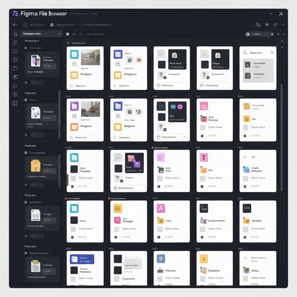Files Browser Grid